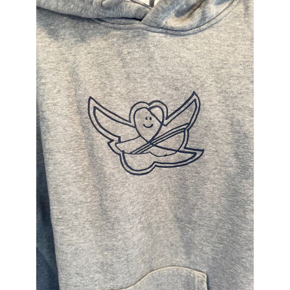 Adidas Skateboarding Shmoo Hoodie Gray Small Graphic Pullover Sweatshirt - Picture 4 of 6